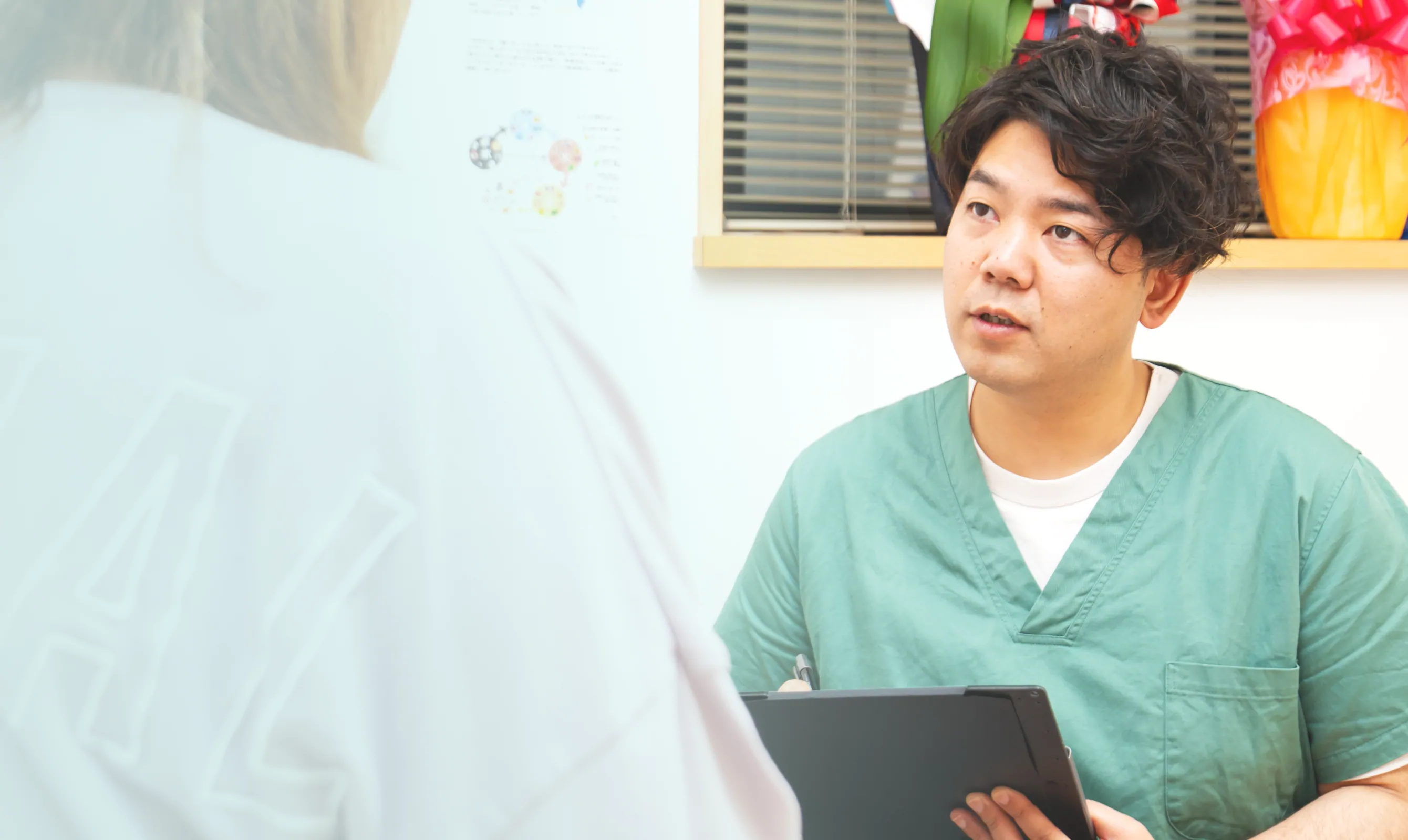 問診の様子